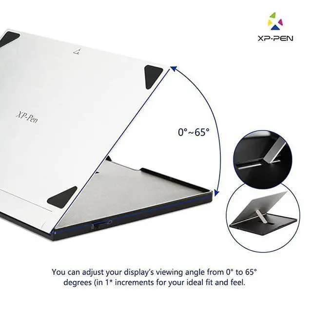 Alt view image 3 of 7 - FOR AC18 Multifunctional Metal Drawing Pen Tablet Stand for Pen Display Drawing Graphic Monitor Prevented Skidding Stander Holder