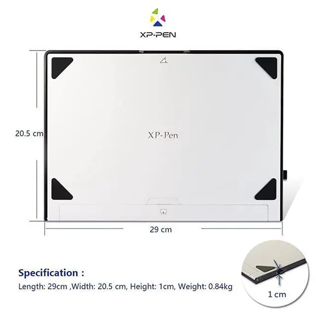 Alt view image 6 of 7 - FOR AC18 Multifunctional Metal Drawing Pen Tablet Stand for Pen Display Drawing Graphic Monitor Prevented Skidding Stander Holder