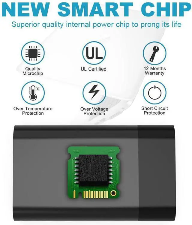 Alt view image 2 of 5 - for90W 65W USB C Charger Fit for Dell-Latitude 7410 7310 9410 9510 5420 5320 2in1 5510 5410 Precision 3550 Laptop Type Power Supply Adapter Cord