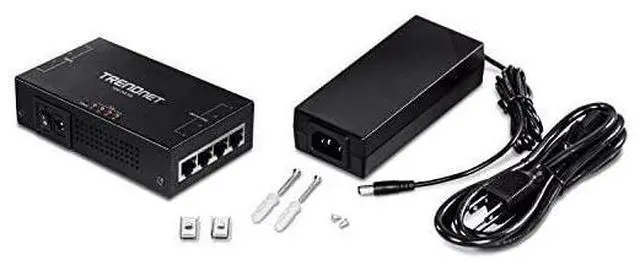 Alt view image 7 of 7 - FOR-65W 4-Port Gigabit PoE+ Injector, TPE-147GI, 4 x Gigabit Ports(Data in), 4 x gigabit PoE Ports(Data + PoE Out), Multi-Port PoE+ Injector up to 100m(328 ft.), Add PoE+ Power to Non-PoE Switch