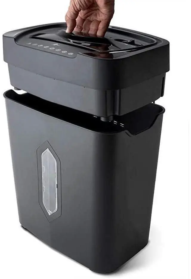 Alt view image 4 of 6 - FOR-AU1010MA HighSecurity 10Sheet MicroCut Paper Credit Card Shredder Large 52Gals Basket with Easy Lifting Handle