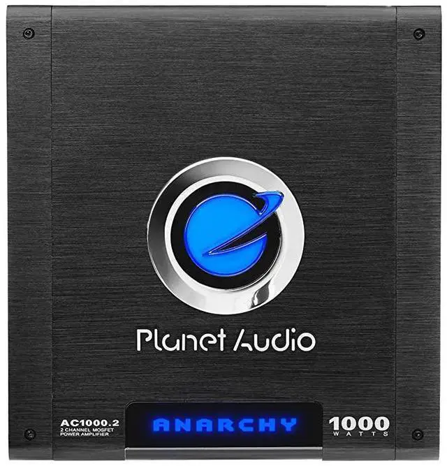 Main image of FORAC10002 2 Channel Car Amplifier 1000 Watts Full Range Class AB 24 Ohm Stable Mosfet Power Supply Bridgeable