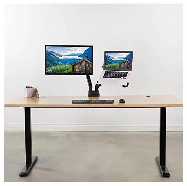 Alt view image 5 of 7 - Adjustable 11 to 17 inch Laptop Holder Only for VESA Compatible Monitor Arms Notebook Adapter for VESA Monitor Mounts up to 100x100mm StandLAP4