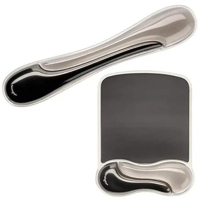 Main image of Duo Gel Mouse Keyboard Wrist Rest Bundle Gray K52500WW Grey