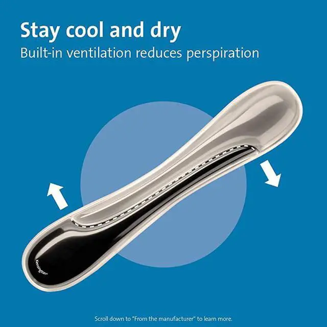 Alt view image 4 of 7 - Duo Gel Mouse Keyboard Wrist Rest Bundle Gray K52500WW Grey