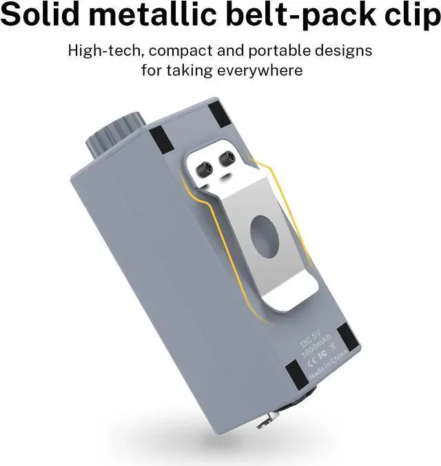 Alt view image 6 of 7 - FOR-EM1 Rechargeable Portable Personal in-Ear Monitor Amplifier Analog Headphone Amplifier Stereo Headphone Earphone Amp Volume Control Audio Booster with XLR and TRS Input 3.5mm Output Jack