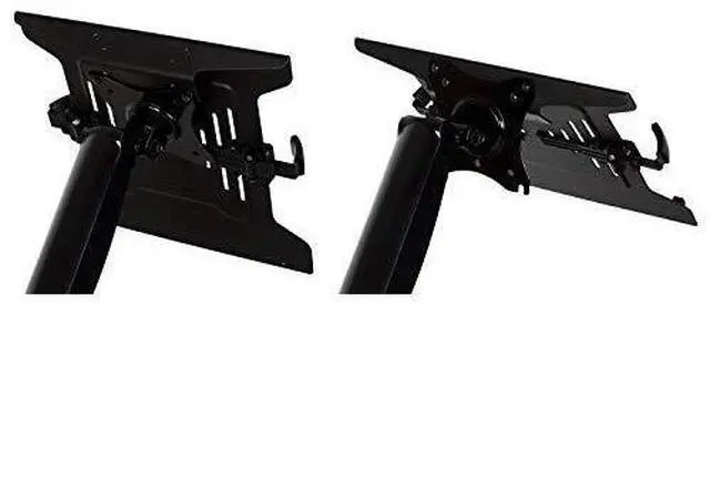 Alt view image 6 of 7 - for Laptop VESA Mount Tray | Laptop Holder Arm Mount Attachment | Vented Notebook Tray | Laptop Tray Clamp for Monitor Stand 75mm 100mm VESA