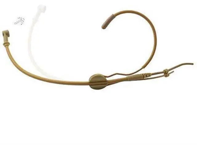 Alt view image 2 of 2 - MICJ 069 Earhook Headworn Headset Unidirectional Microphone Compatible with AKG Samson Wireless Microphone System Mini XLR TA3F Plug