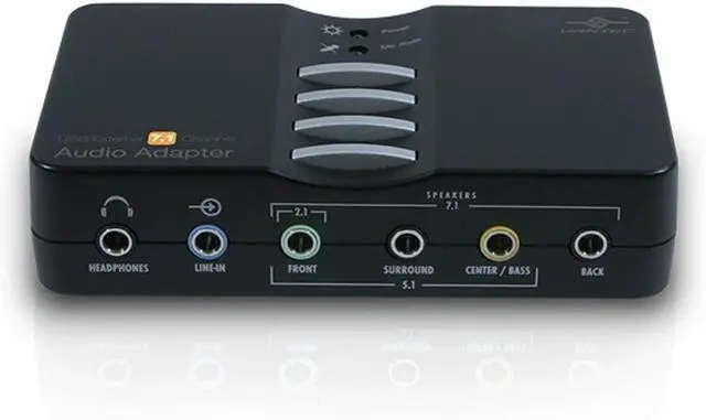 Alt view image 2 of 5 - Good Product Outlet NBA-200U USB External 7.1 Channel Audio Adapter (Black)