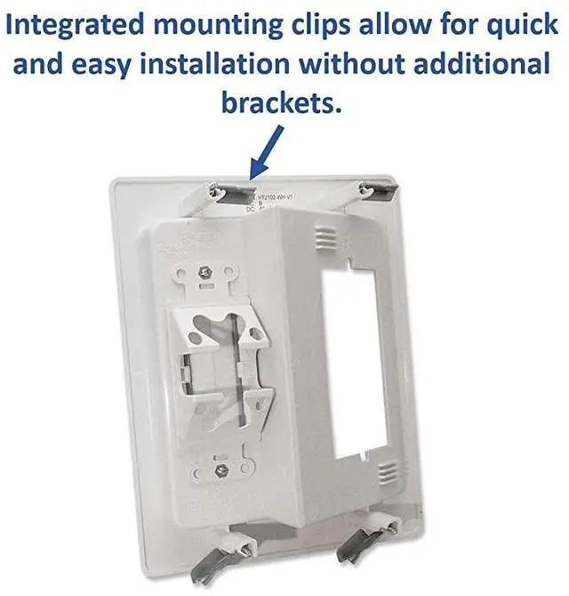 Alt view image 4 of 7 - Home Office Theater Home Theater In Wall TV Power Kit White 51 HT2102WHV1