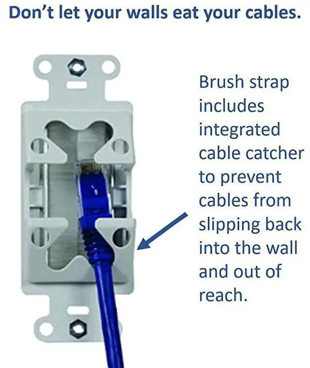 Alt view image 7 of 7 - Home Office Theater Home Theater In Wall TV Power Kit White 51 HT2102WHV1