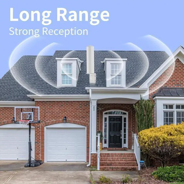 Alt view image 5 of 7 - FOR High Gain 10-12dBi Dual SMA Male 698-2700 MHz 3G/4G LTE Omni-Directional Outdoor Pole/Wall Mount Antenna for Mobile Cell Phone Cellular 4G LTE Router Modem Gateway