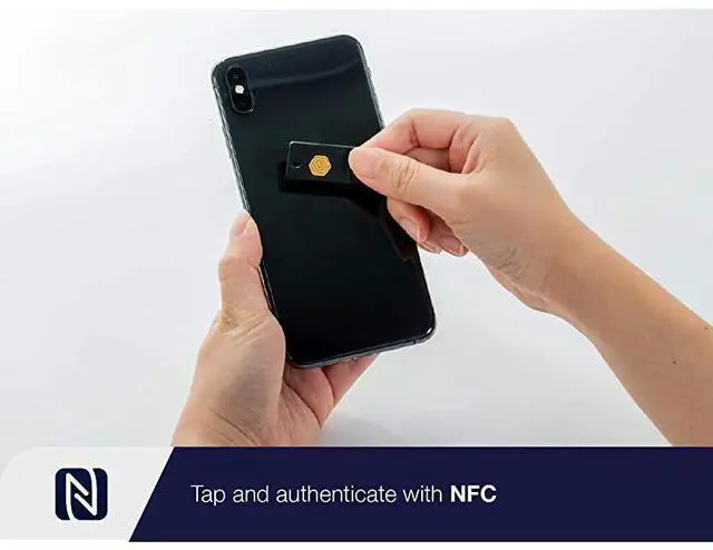 Alt view image 2 of 6 - FOR-Idem Key FIDO Security Key USB Security Key NFC Security Key for First and Second Factor Authentication with USBA and NFC Interfaces Across Mobile Devices and Computers