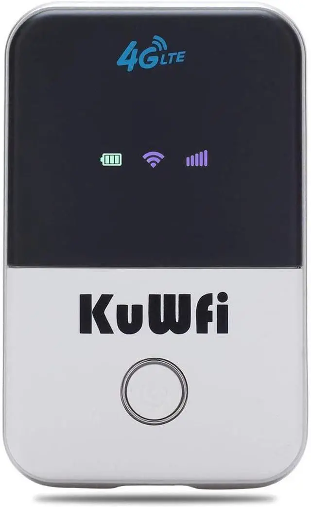 Main image of FOR-KuWFi 4G LTE Mobile WiFi Hotspot Unlocked Travel Partner Wireless 4G Router with SIM Card Slot Support LTE FDD B2/B4/B5/B12/B17 Network Band for AT&T/T-Mobile