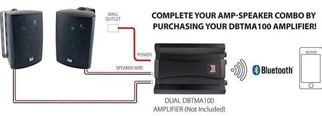 Alt view image 6 of 6 - FOR LU43PB 3-Way High Performance Outdoor Indoor Speakers with Powerful Bass | Effortless Mounting Swivel Brackets | All Weather Resistance | Expansive Stereo Sound Coverage | Sold in Pairs