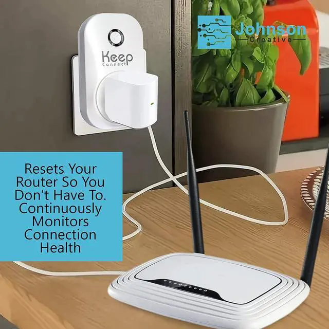 Alt view image 2 of 6 - FOR-Keep Connect Router Wi-Fi Reset Device Monitors Connectivity and Resets When Required. No App Necessary. If You Enter a Phone Number it Will Send Texts Upon resets.