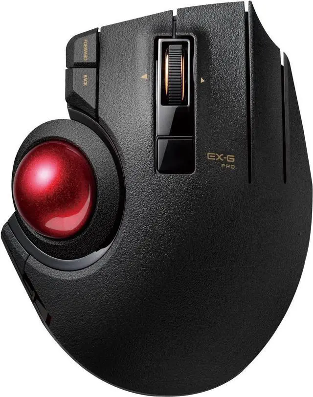 Main image of Good Product Outlet Wired / Wireless / Bluetooth Thumb-Operated Trackball Mouse, 8-Button Function with Smooth Tracking, Precision Optical Gaming Sensor (M-XPT1MRXBK) , black