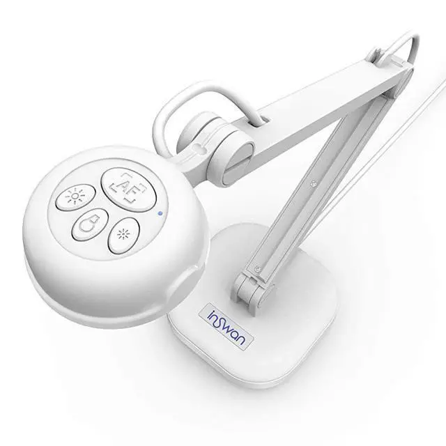 Alt view image 3 of 6 - forINS1 Tiny 8MP USB Document Camera with AutoFocus and LED Supplemental Light Excellent for Distance Education and Web Conferencing