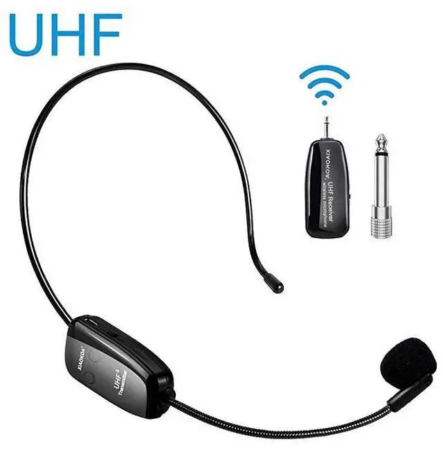 Main image of for Microphone Headset UHF Mic Headset and Handheld 2 in 1 160 ft Range for Voice Amplifier Stage Speakers Teacher Tour Guides Fitness InstructorDo Not Support PhoneMacLaptop