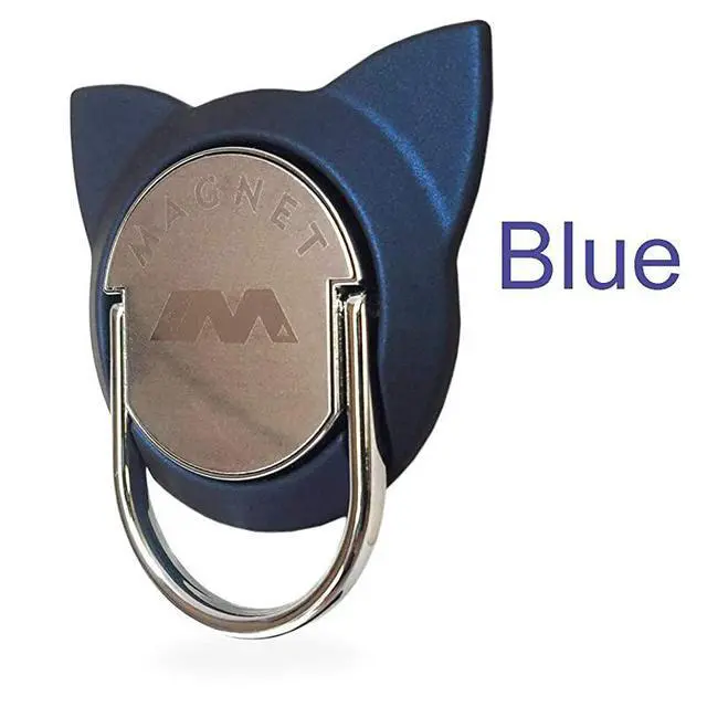 Alt view image 2 of 6 - Phone Ring Holder for Magnetic Car Mount360 Rotating Metal Finger Ring Pop Grip Socket for Smartphones 3 Pack Rose Gose Silver Blue