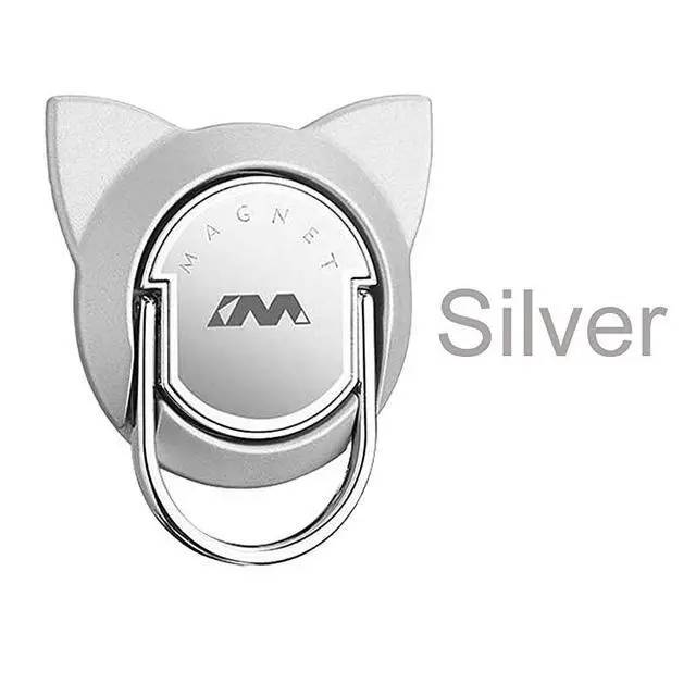 Alt view image 4 of 6 - Phone Ring Holder for Magnetic Car Mount360 Rotating Metal Finger Ring Pop Grip Socket for Smartphones 3 Pack Rose Gose Silver Blue