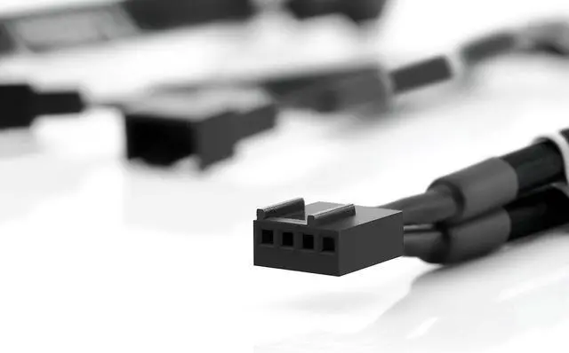 Alt view image 2 of 2 - NA-SYC1 chromax.Black 4 Pin Y-Cables for PC Fans (Black)