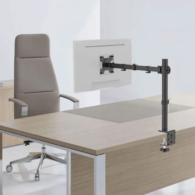 Alt view image 2 of 7 - for Monitor Arm Mount for Desk Single VESA Computer Desk Mount Monitor Bracket Mount Stand Single up to 27 inch 22 lbs (M001) Black