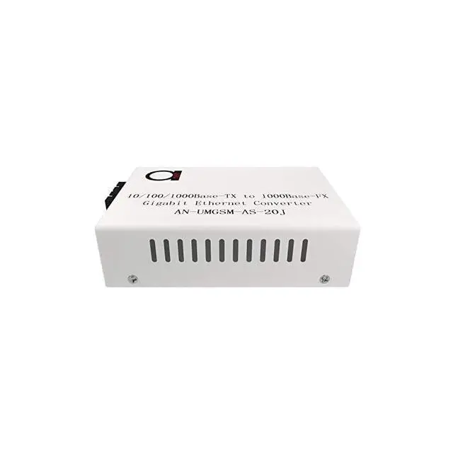Alt view image 7 of 7 - Mode Gigabit Fiber Media Converter BuiltIn Fiber Module 20 km 1242 miles SC to UTP Cat5e Cat6 101001000 RJ45 Auto Sensing Gigabit or Fast Ethernet Speed Jumbo Frame LLF Support