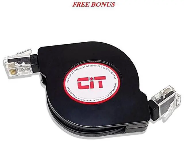 Alt view image 4 of 6 - FOR-Retractable Ethernet Cable 50 Feet 15 Meter CAT6 Flat Internet Extension Cord Reel Portable 1 Gbps Data Speed Swiftly Setup Extend Networks MaleFemale RJ 45 Connector UTP Extender