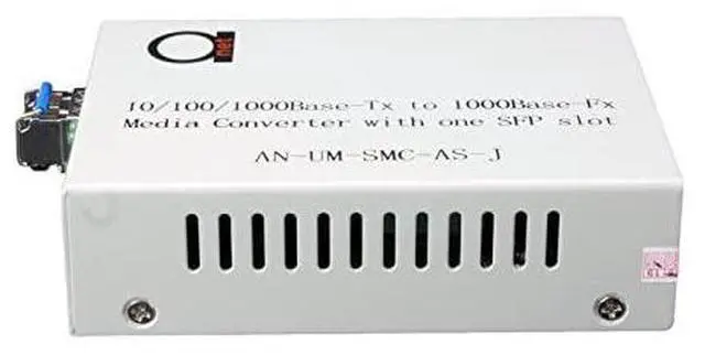 Alt view image 5 of 6 - FOR-Mode LC Gigabit Fiber Media Converter - Includes LC SFP 20 km (12.42 Miles) LC  to UTP Cat5e Cat6 10/100/1000 RJ-45  Auto Sensing Gigabit or Fast Ethernet Speed - Jumbo Frame - LLF Support