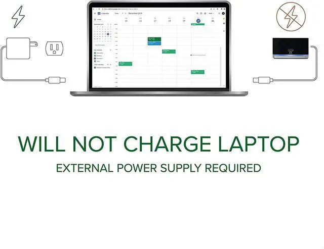 Alt view image 5 of 7 - FOR Plugable USB C Cube - Mini Docking Station Compatible with Thunderbolt 3 Ports and Specific USB-C Systems (No Host Charging Connect 1x HDMI up to 4K @30Hz Monitor Ethernet 3X USB Ports)