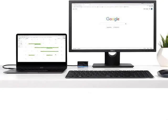 Alt view image 7 of 7 - FOR Plugable USB C Cube - Mini Docking Station Compatible with Thunderbolt 3 Ports and Specific USB-C Systems (No Host Charging Connect 1x HDMI up to 4K @30Hz Monitor Ethernet 3X USB Ports)