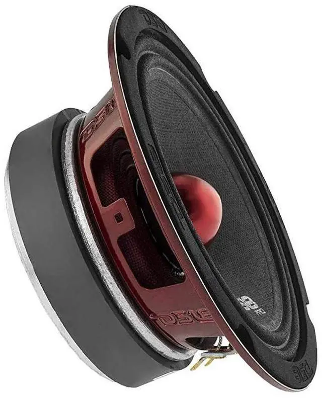 Alt view image 2 of 5 - PRO-X6.4BM Loudspeaker - 6.5", Midrange, Red Aluminum Bullet, 500W Max, 250W RMS, 4 Ohms - Premium Quality Audio Door Speakers for Car or Truck Stereo Sound System (1 Speaker)