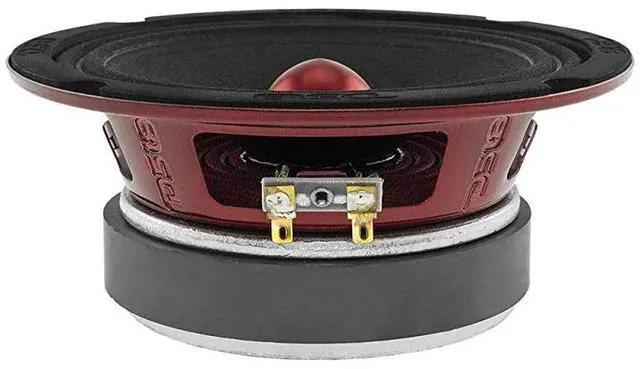 Alt view image 3 of 5 - PRO-X6.4BM Loudspeaker - 6.5", Midrange, Red Aluminum Bullet, 500W Max, 250W RMS, 4 Ohms - Premium Quality Audio Door Speakers for Car or Truck Stereo Sound System (1 Speaker)