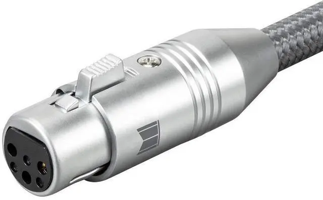 Alt view image 4 of 6 - Monolith XLR Balanced M/F Audio Cable - 2 Meter, 24K Gold Plated Auxiliary Cord, Oxygen Free Copper, Professional, Premium Home Audio