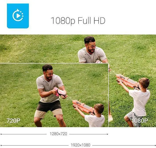 Alt view image 3 of 7 - FOR-Outdoor Security Camera 2 Pack Smart Home 1080p Full HD Indoor Outdoor Wireless IP Cameras with Night Vision Cloud Service Available