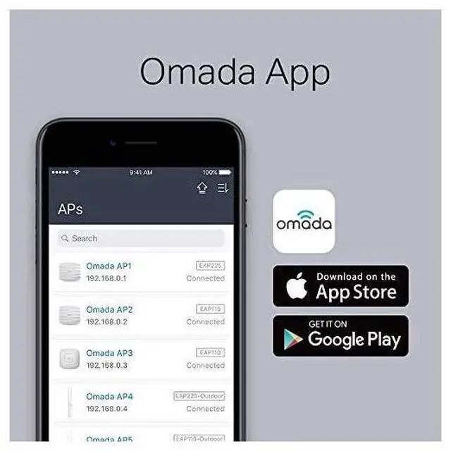 Alt view image 6 of 7 - FOR-Omada AC1350 Gigabit Ceiling Mount Wireless Access Point | Business Mesh WiFi Solution | MUMIMO Seamless Roaming | PoE Powered | SDN Cloud Access Omada app for Easy Management EAP225