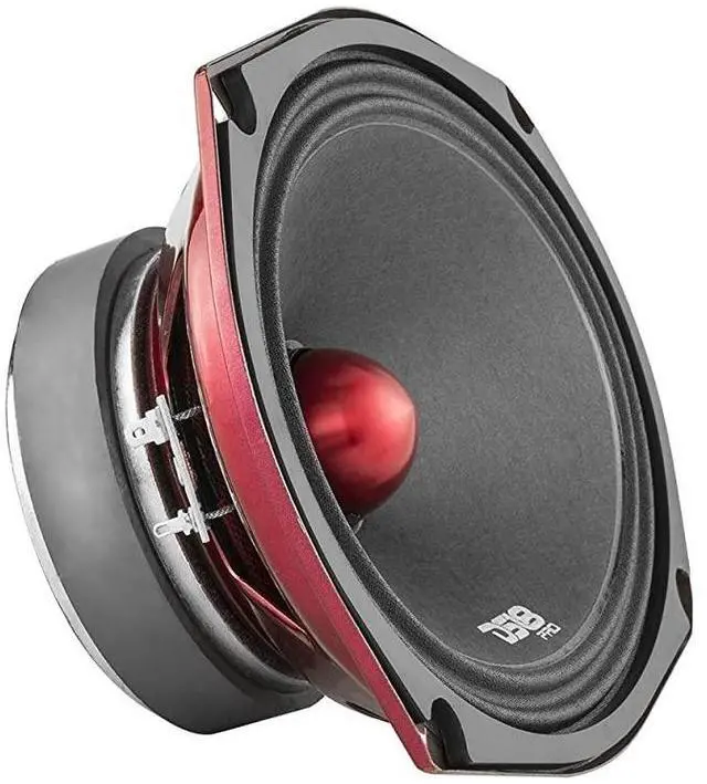 Main image of PRO-X698 BM Loudspeaker - 6x9, Midrange, Red Aluminum Bullet, 550W Max, 275W RMS, 8 Ohms - Premium Quality Audio Door Speakers for Car,Truck and Motorcycle Stereo Sound System (1 Speaker)