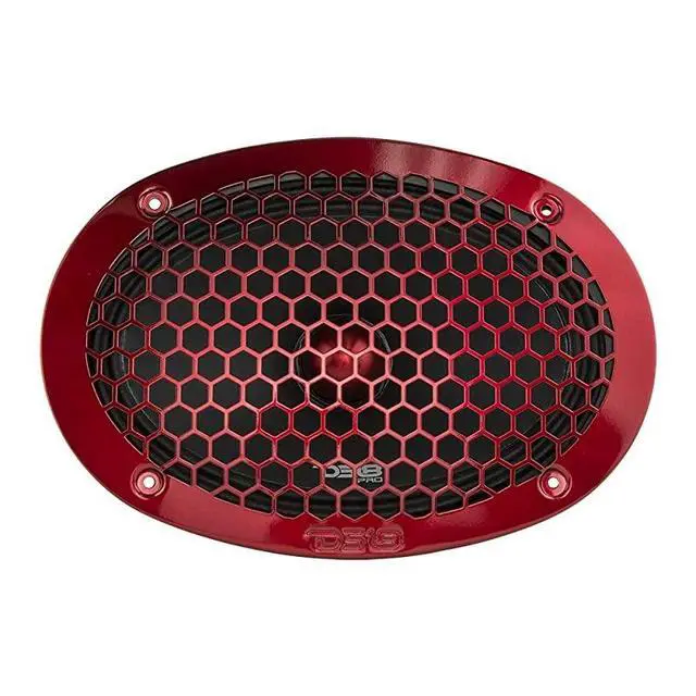Alt view image 4 of 7 - PRO-X698 BM Loudspeaker - 6x9, Midrange, Red Aluminum Bullet, 550W Max, 275W RMS, 8 Ohms - Premium Quality Audio Door Speakers for Car,Truck and Motorcycle Stereo Sound System (1 Speaker)