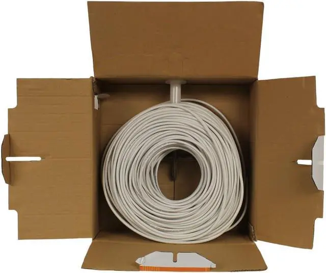 Alt view image 3 of 3 - NavePoint 500ft in Wall Audio Speaker Cable Wire CL2 16/2 AWG Gauge 2 Conductor Bulk White