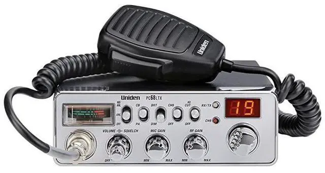 Main image of FOR PC68LTX 40Channel CB Radio with PACB Switch RF Gain Control Mic Gain Control Analog SRF Meter Instant Channel 9 Automatic Noise Limiter and HiCut SwitchSilver