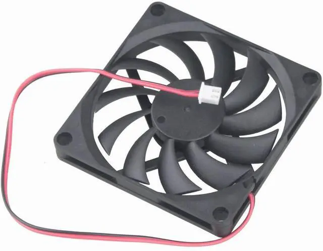 Alt view image 2 of 3 - Radiator 80mm x 80mm x 10mm 12V Brushless DC Cooling Fan