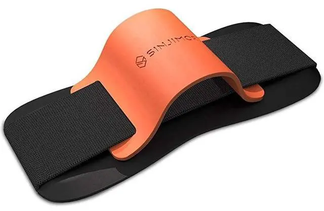 Alt view image 2 of 7 - Silicone Mobile Phone Grip with Stand Cell Phone Stand for Desk Secure iPhone Holder Strap for All Smartphone Sinji Grip Silicone Clementine