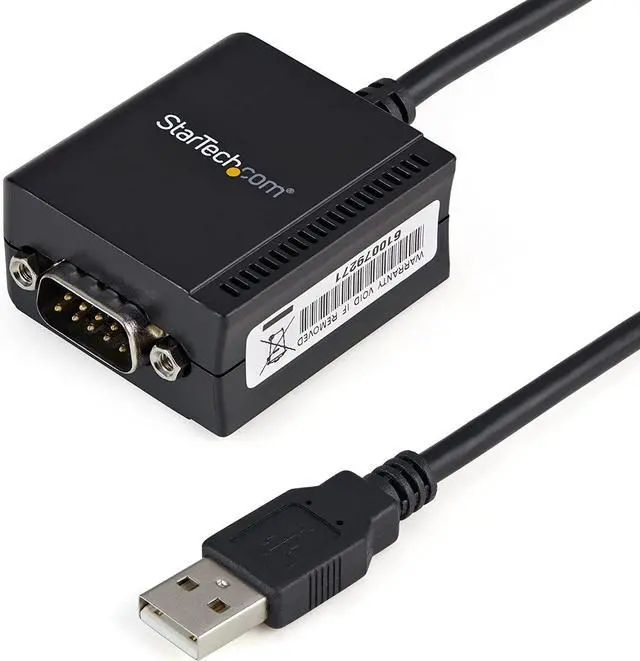 Main image of Pro-trade.com USB to Serial Adapter - 1 port - USB Powered - FTDI USB UART Chip - DB9 (9-pin) - USB to RS232 Adapter (ICUSB2321F)