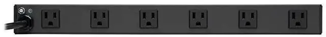 Alt view image 3 of 7 - RS1215-RA Rackmount Network-Grade PDU Power Strip, 12 Right Angle Outlets Wide-Spaced, 15A, 15ft Cord w/ 5-15P Plug,, Black