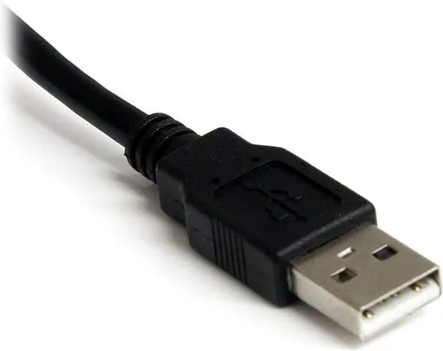 Alt view image 2 of 4 - Pro-trade.com USB to Serial Adapter - 2 Port - COM Port Retention - FTDI - USB to RS232 Adapter Cable - USB to Serial Converter (ICUSB2322F), Black