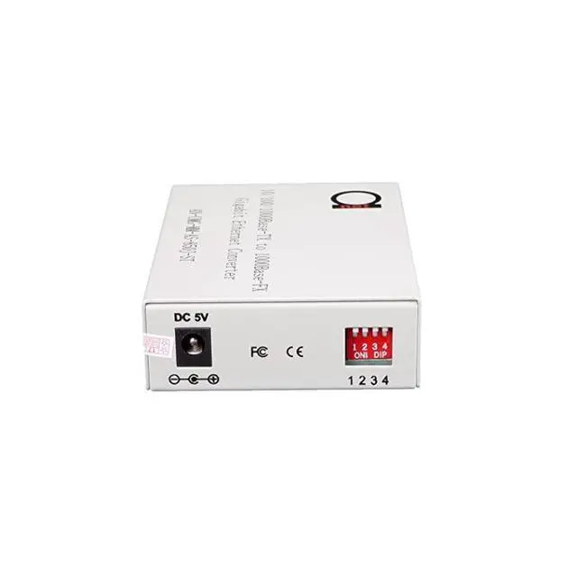 Alt view image 4 of 7 - FOR-ST Gigabit Fiber Media Converter Builtin ST Fiber Module 550 m 034 Miles 850 nm to UTP Cat5e 101001000 RJ45 Auto Sensing Gigabit or Fast Ethernet Jumbo Frame LLF Support