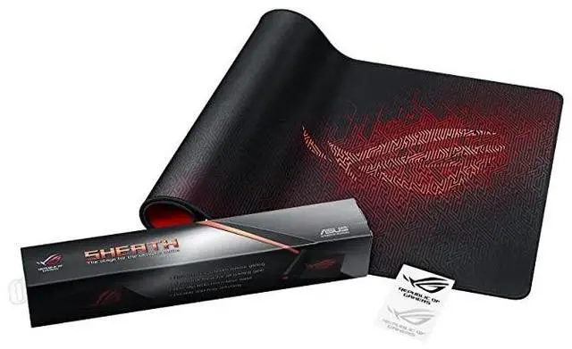 Main image of ROG Sheath Extended Gaming Mouse Pad UltraSmooth Surface for PixelPrecise Mouse Control | Durable AntiFray Stitching | NonSlip Rubber Base | Light Portable