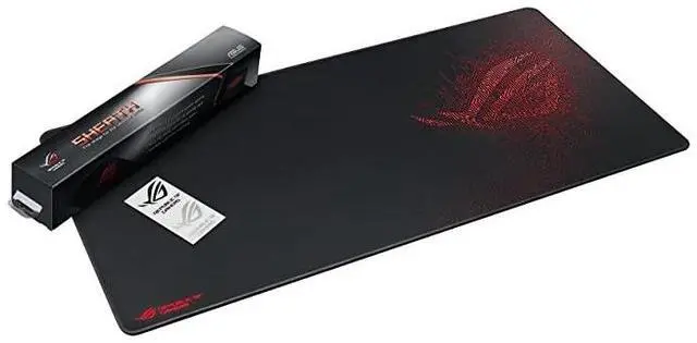 Alt view image 3 of 7 - ROG Sheath Extended Gaming Mouse Pad UltraSmooth Surface for PixelPrecise Mouse Control | Durable AntiFray Stitching | NonSlip Rubber Base | Light Portable