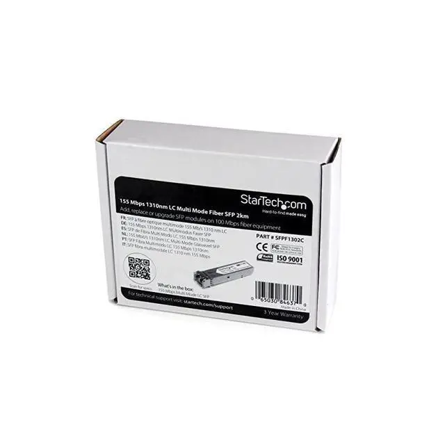 Alt view image 5 of 5 - FOR com Cisco GLCFE100FX Compatible SFP Module 100BASEFX 100Mbps Multimode Fiber MMF Optic Transceiver 100 Mbps LC 2km 1310nm DDM Cisco ASR920 IE2000 IE4000 SFPF1302C